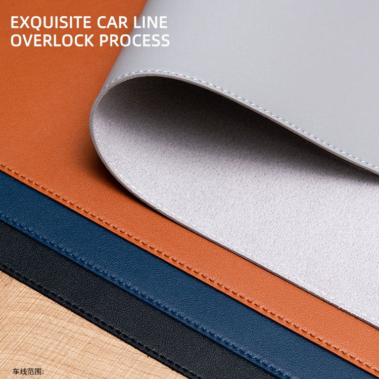 Mouse pad Office pu leather pad Desktop desk mat Study desk mat Factory| PAIDU Manufacturer